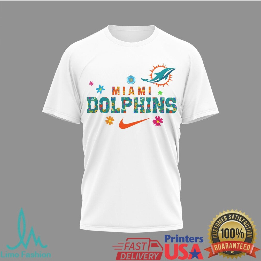 Miami Dolphins Hispanic Heritage Month Latin Heritage Fan Gear T Shirt - Limotees LLC