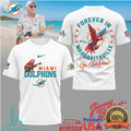 Miami Dolphins Official NFL Forever in Margaritaville 3D Shirt - Limotees LLC