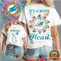 Miami Dolphins Official NFL Grateful Dead Nurse 3D Shirt - Limotees LLC