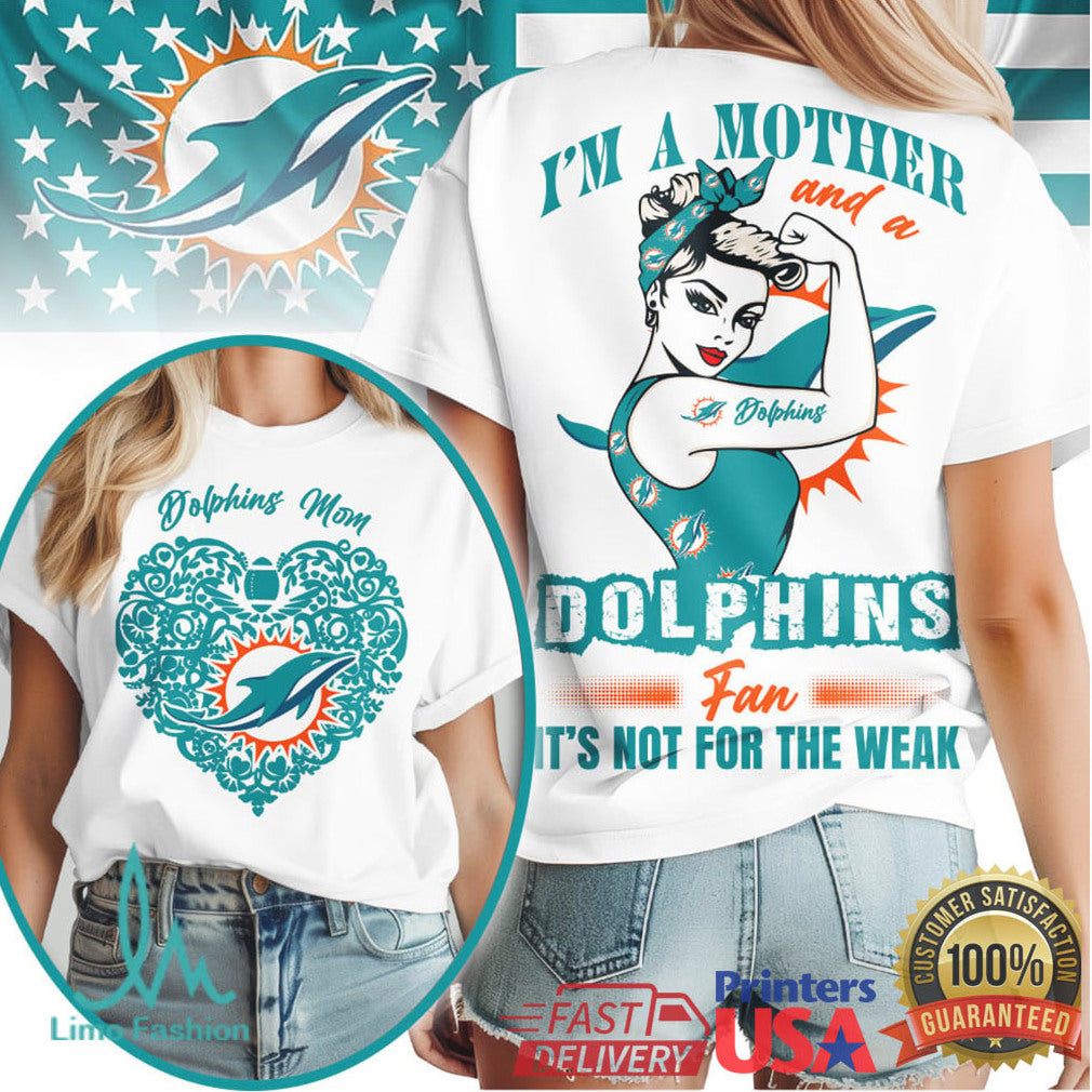 Miami Dolphins Official NFL I Am A Mother 3D Shirt - Limotees LLC