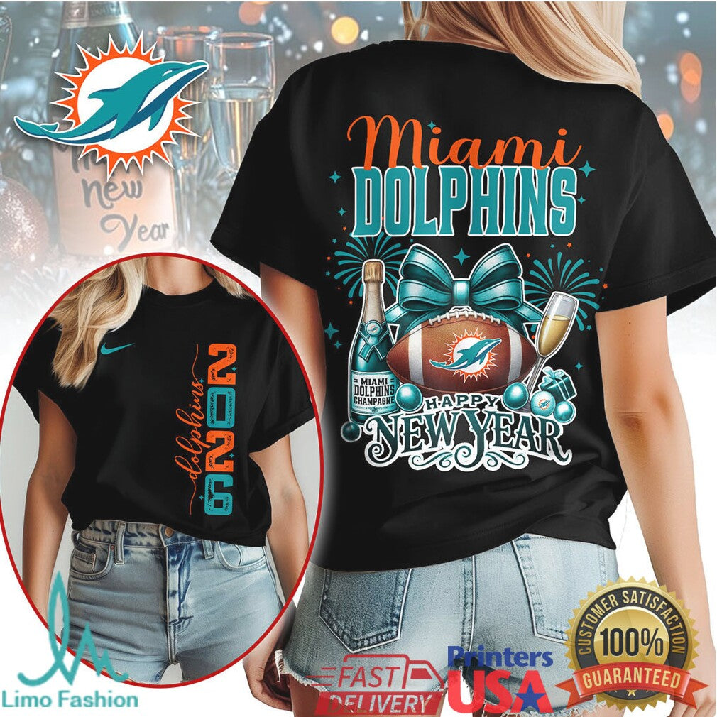 Miami Dolphins Official NFL New Year New Game 3D Shirt - Limotees LLC
