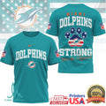 Miami Dolphins Official NFL Save The Animals Fan 3D Shirt - Limotees LLC
