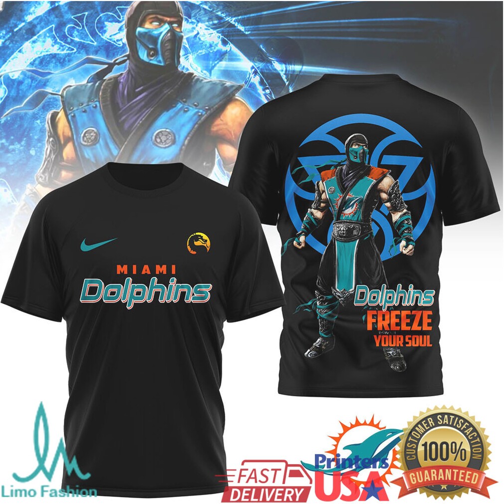 Miami Dolphins Official NFL Sub Zero 3D Shirt