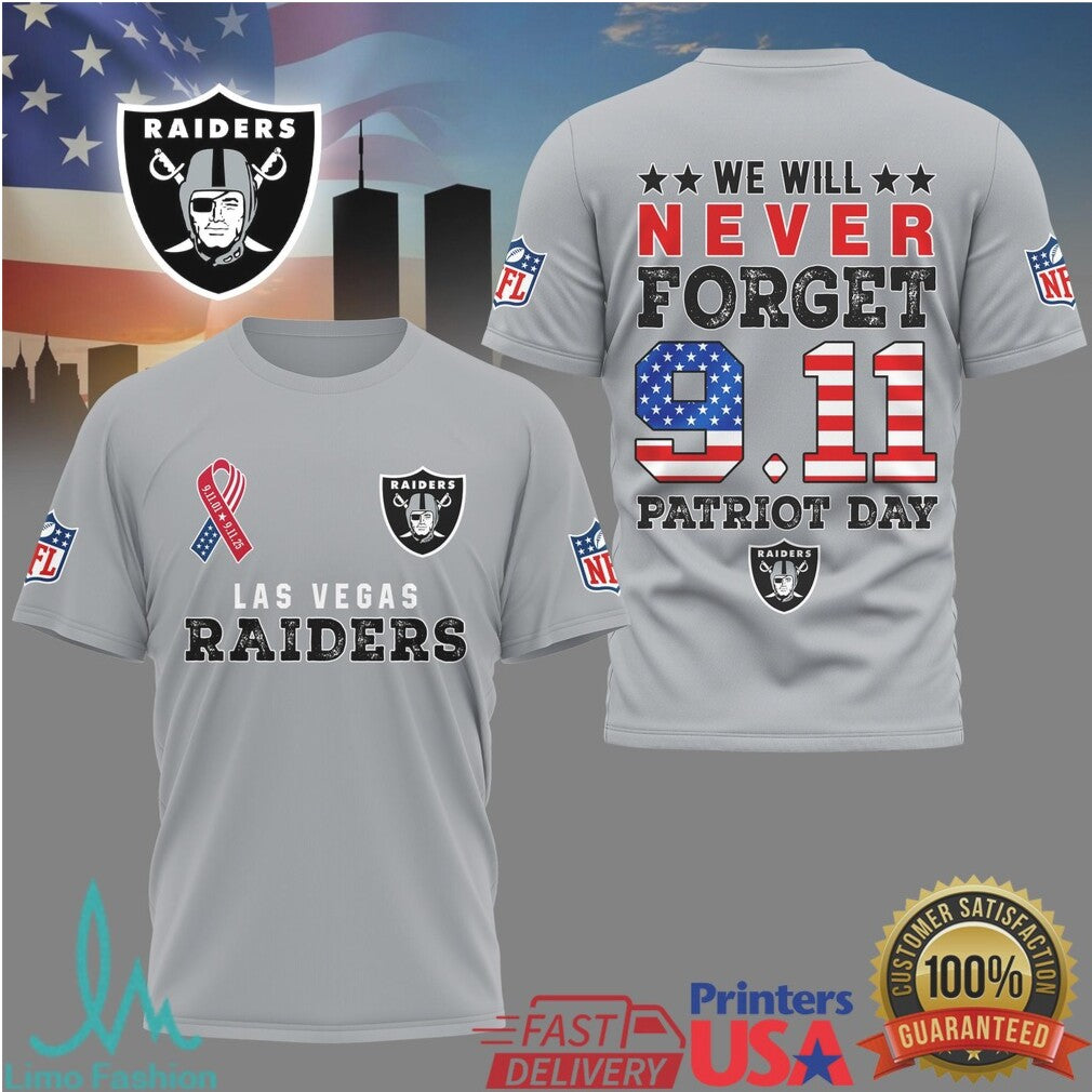 Miami Dolphins Pink Out & Las Vegas Raiders 9.11 Patriot Day NFL T Shirts