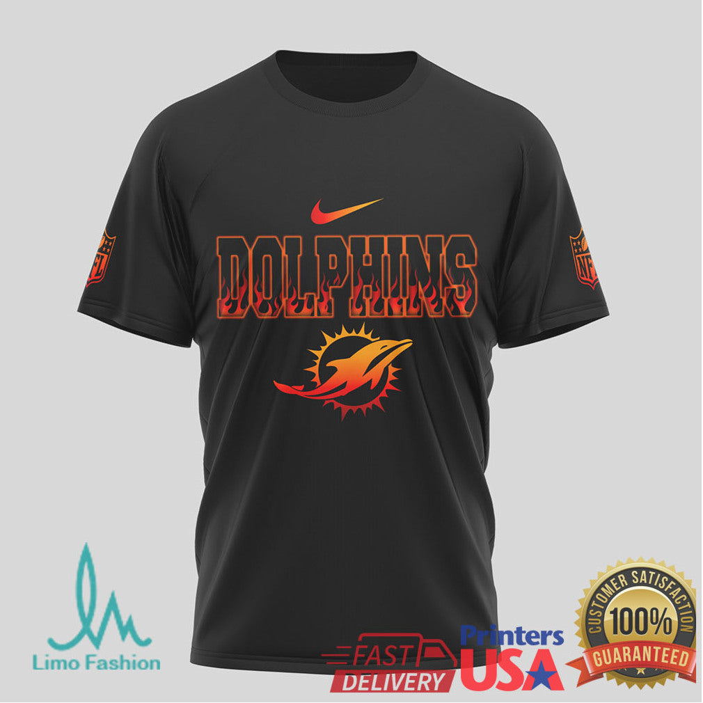 Miami Dolphins Simple Man I Like Hot Rods NFL T Shirt