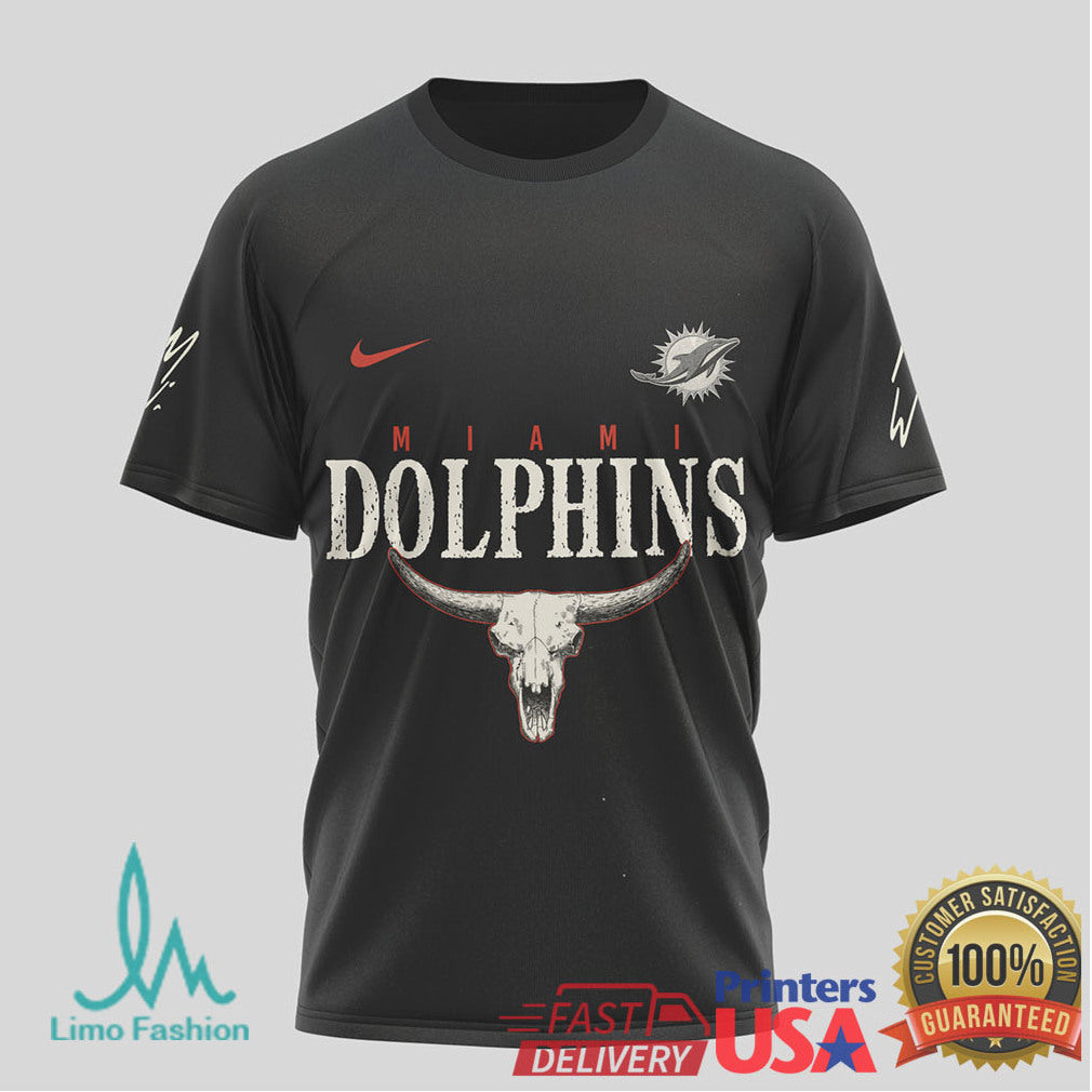 Miami Dolphins “Still The Problem” Western Skull Vintage T Shirt - Limotees LLC