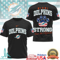 Miami Dolphins Strong Save the Animals NFL Fan Apparel T Shirt - Limotees LLC