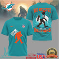 Miami Dolphins We Believe Bigfoot Sasquatch NFL T Shirt - Limotees LLC