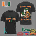 Miami Hurricanes “Go Canes” Sebastian the Ibis Mascot T Shirt - Limotees LLC