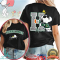 Miami Hurricanes Snoopy Joe Cool Glitter Logo Fan T Shirt - Limotees LLC