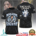 Michael Jackson King of Pop Diamond Portrait Tribute T Shirt - Limotees LLC