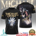 Michael Jackson King of Pop Gold Signature Iconic Glove Graphic T Shirt