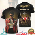 Michael Jackson Moonwalker Red Jacket Signature 3D Print T Shirt - Limotees LLC