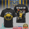 Michigan Wolverines 2026 Final Four Basketball Go Blue T Shirt - Limotees LLC
