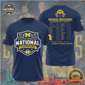Michigan Wolverines 2026 NCAA National Champions Logo 3D Printed Sportswear T Shirt - Limotees LLC