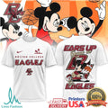 Mickey Mouse Boston College Eagles Basketball Ears Up Game On T Shirt - Limotees LLC
