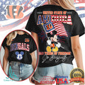 Mickey Mouse Cincinnati Bengals 250 Years of Freedom United State of America T Shirt