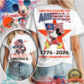 Mickey Mouse Cleveland Browns Celebrate America 250th Anniversary T Shirt - Limotees LLC