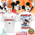 Mickey Mouse Delaware State Hornets Basketball “Ears Up Game On” T Shirt - Limotees LLC