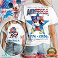 Mickey Mouse Detroit Lions 1776 2026 United States 250th Anniversary Shirt - Limotees LLC