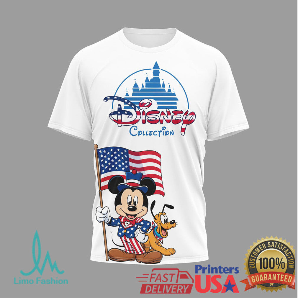 Mickey Mouse & Friends Disney Collection 250th Anniversary 1776 2026 T Shirt - Limotees LLC