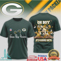 Mickey Mouse & Friends Green Bay Packers Game Day T Shirt - Limotees LLC
