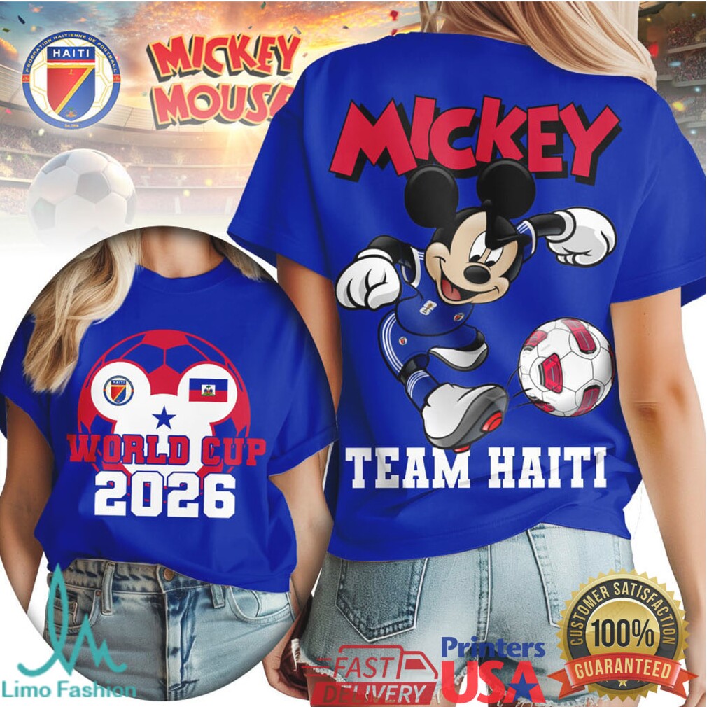 Mickey Mouse Haiti National Team World Cup 2026 T Shirt - Limotees LLC