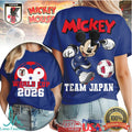 Mickey Mouse Japan National Team World Cup 2026 T Shirt - Limotees LLC