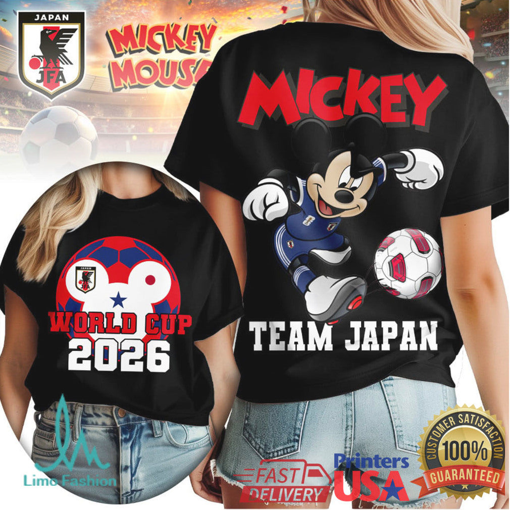 Mickey Mouse Japan National Team World Cup 2026 T Shirt - Limotees LLC