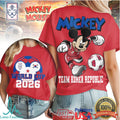 Mickey Mouse Korea Republic Soccer World Cup 2026 T Shirt - Limotees LLC