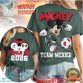 Mickey Mouse Mexico National Team World Cup 2026 T Shirt - Limotees LLC