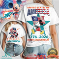 Mickey Mouse Miami Dolphins 250th Anniversary US Independence Day T Shirt - Limotees LLC