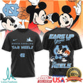 Mickey Mouse North Carolina Tar Heels Basketball Ears Up Game On T Shirt - Limotees LLC