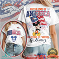 Mickey Mouse United State of America 250 Years Freedom Denver Broncos T Shirt - Limotees LLC