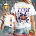 Minnesota Vikings 2026 Happy New Year NFL Fan Celebration T Shirt - Limotees LLC