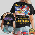 Minnesota Vikings America 250 Years Patriotic T Shirt Floral Flag NFL Tee - Limotees LLC