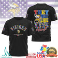 Minnesota Vikings Autism Awareness They Not Like Us T Shirt - Limotees LLC