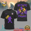 Minnesota Vikings Bigfoot We Believe NFL Fan T Shirt - Limotees LLC