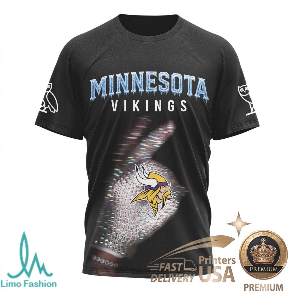 Minnesota Vikings Drake Iceman OVO Hip Hop Sports Jersey - Limotees LLC