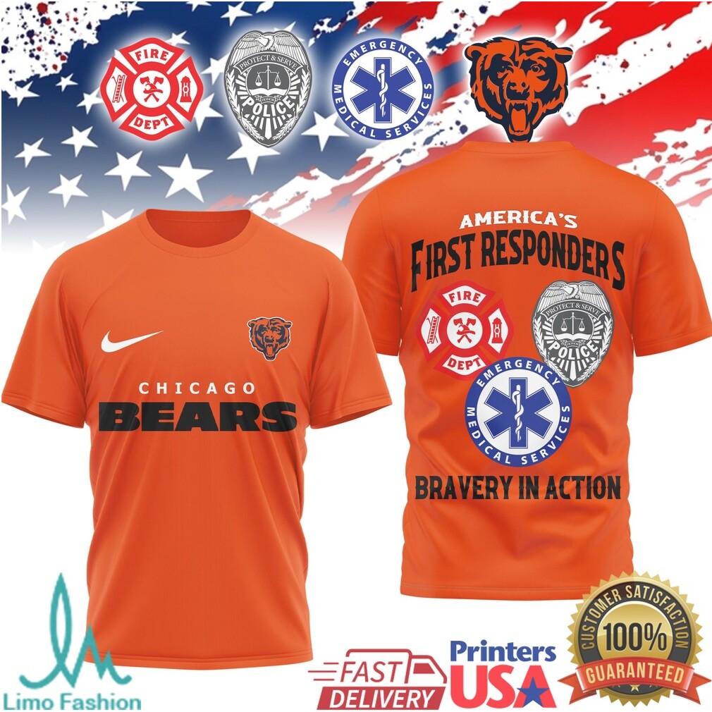 Minnesota Vikings First Responders America's Heroes Graphic T Shirt - Limotees LLC