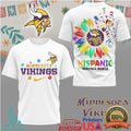 Minnesota Vikings Hispanic Heritage Month Viking Pride T Shirt - Limotees LLC