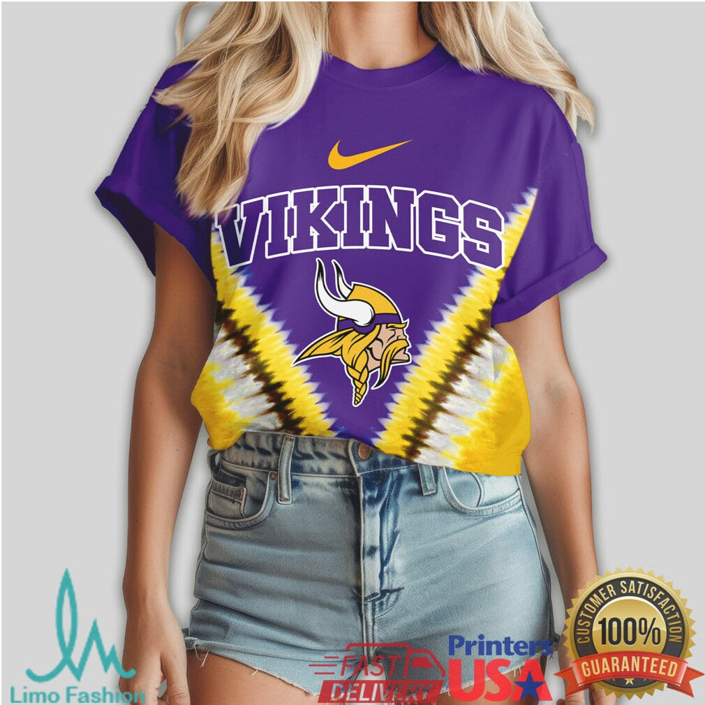 Minnesota Vikings It Is In My DNA Purple & Gold Graphic T Shirt - Limotees LLC