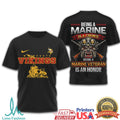 Minnesota Vikings Marine Veteran “Being A Marine Is A Choice” T Shirt - Limotees LLC