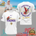 Minnesota Vikings Official NFL Forever in Margaritaville 3D Shirt - Limotees LLC