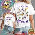 Minnesota Vikings Official NFL Grateful Dead Nurse 3D Shirt