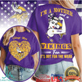 Minnesota Vikings Official NFL I Am A Mother 3D Shirt - Limotees LLC