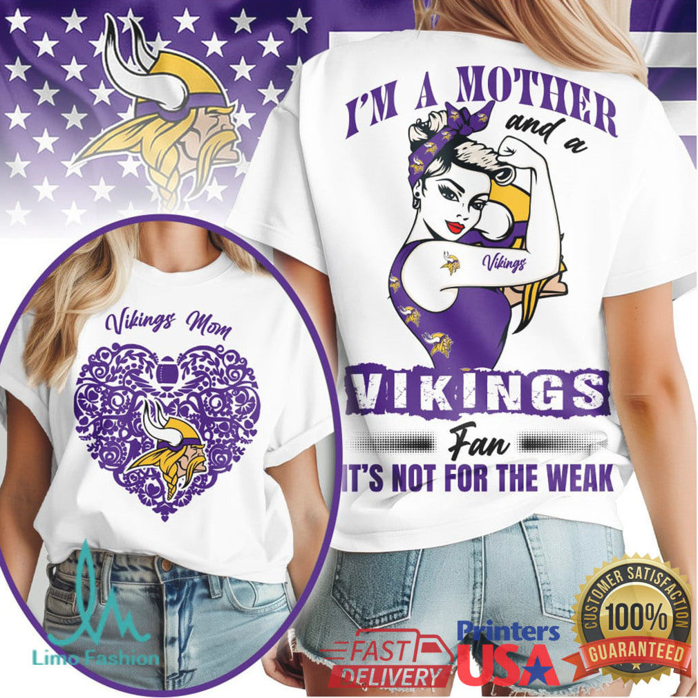 Minnesota Vikings Official NFL I Am A Mother 3D Shirt - Limotees LLC