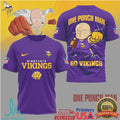Minnesota Vikings One Punch Man Saitama Anime Football T Shirt - Limotees LLC