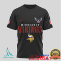Minnesota Vikings Salute to Service Shirt Veteran Appreciation American Flag T Shirt - Limotees LLC