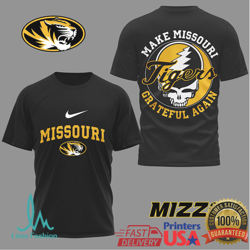Mizzou Tigers “Make Missouri Grateful Again” Steal Your Face Fan Shirt - Limotees LLC